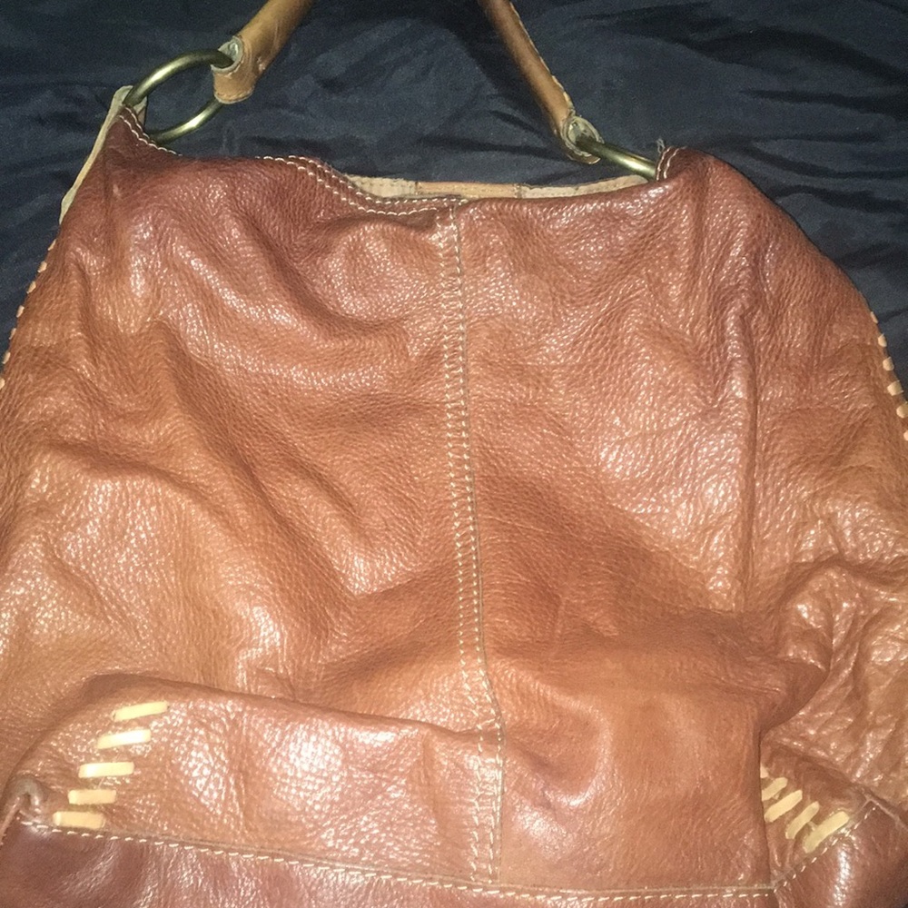 Vintage medium brown color Lucky Brand Hobo Bag